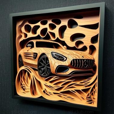 3D модель Mercedes AMG GT (STL)